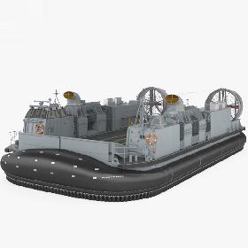 3D model Landing Craft Air Cushion